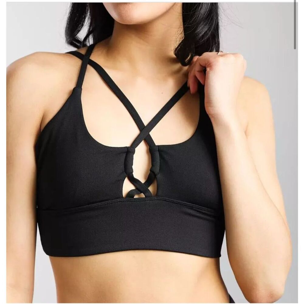 Free People FP Movement Ready To Rouche Brami Sports Bra medium NEW